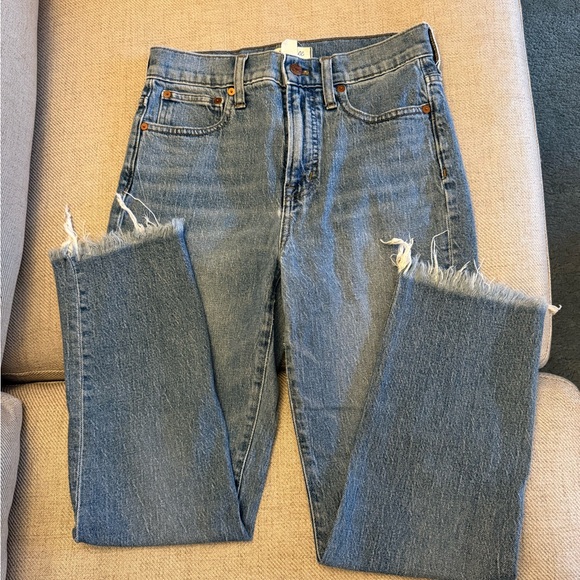 Madewell Denim - Madewell “The Perfect Vintage Crop” Blue Jeans